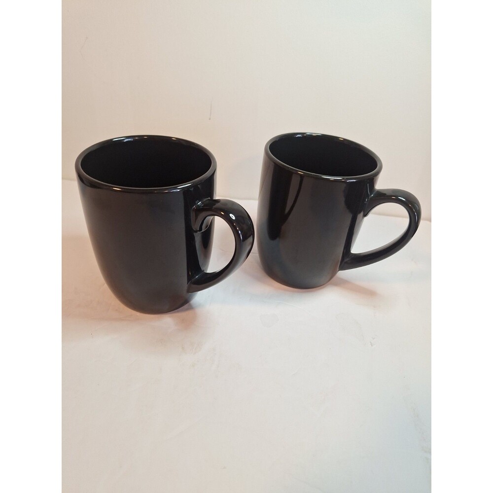 ROYAL NORFOLK SET OF 2 BLACK MUGS